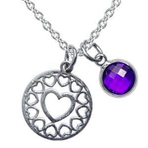 beary special grandma gemstone necklace