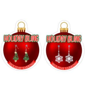 HOLIDAY EARRINGS (2 ASST.)