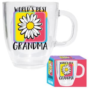 WORLD'S BEST GRANDMA GLASS MUG