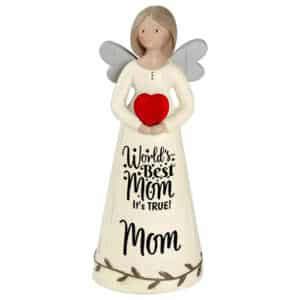 WORLD'S BEST MOM ANGEL FIGURINE