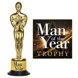 MAN OF THE YEAR STATUE