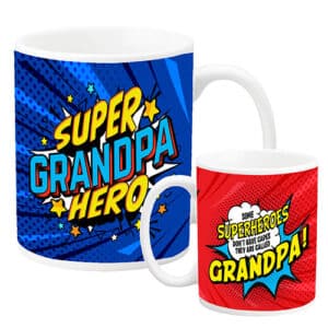 SUPERHERO GRANDPA CERAMIC MUG