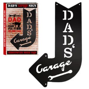 DAD'S GARAGE METAL SIGN