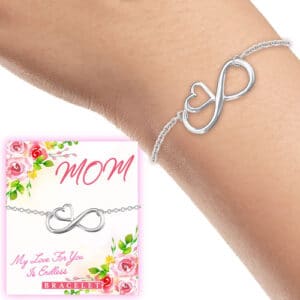 MOM MY LOVE IS FOREVER BRACELET
