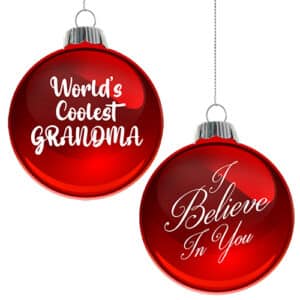 WORLD'S COOLEST GRANDMA ORNAMENT