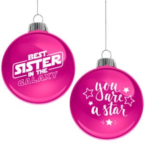 BEST SISTER ORNAMENT