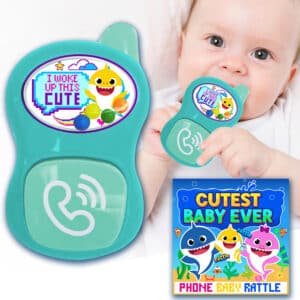 CUTEST BABY EVER PHONE RATTLE