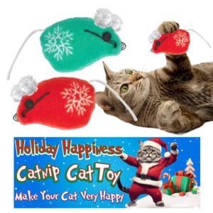 HOLIDAY CATNIP 2 PC. TOY SET