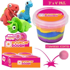 STRAWBERRY SCENTED BOUNCIN' DOUGH