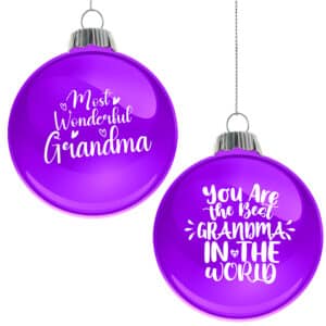 MOST WONDERFUL GRANDMA ORNAMENT