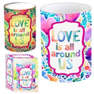 LOVE FLAMELESS CANDLE