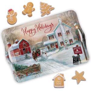 HOLIDAY TRADITIONS SERVING TRAY