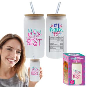 BEST MOM GLASS TUMBLER