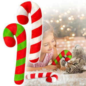 CANDY CANE CATNIP TOY