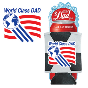 WORLD CLASS DAD SOCCER KOOZIE